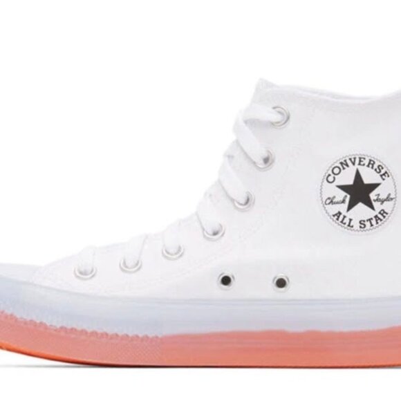 High-top Converse Chuck Taylor All Stars CX in White/Wild Mango size 7W or 5M - Picture 1 of 6